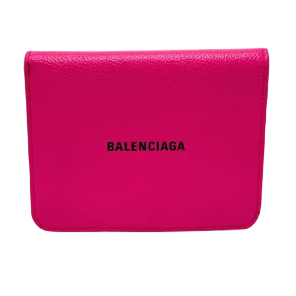Balenciaga Vintage Pre-owned Leather wallets Pink Dames
