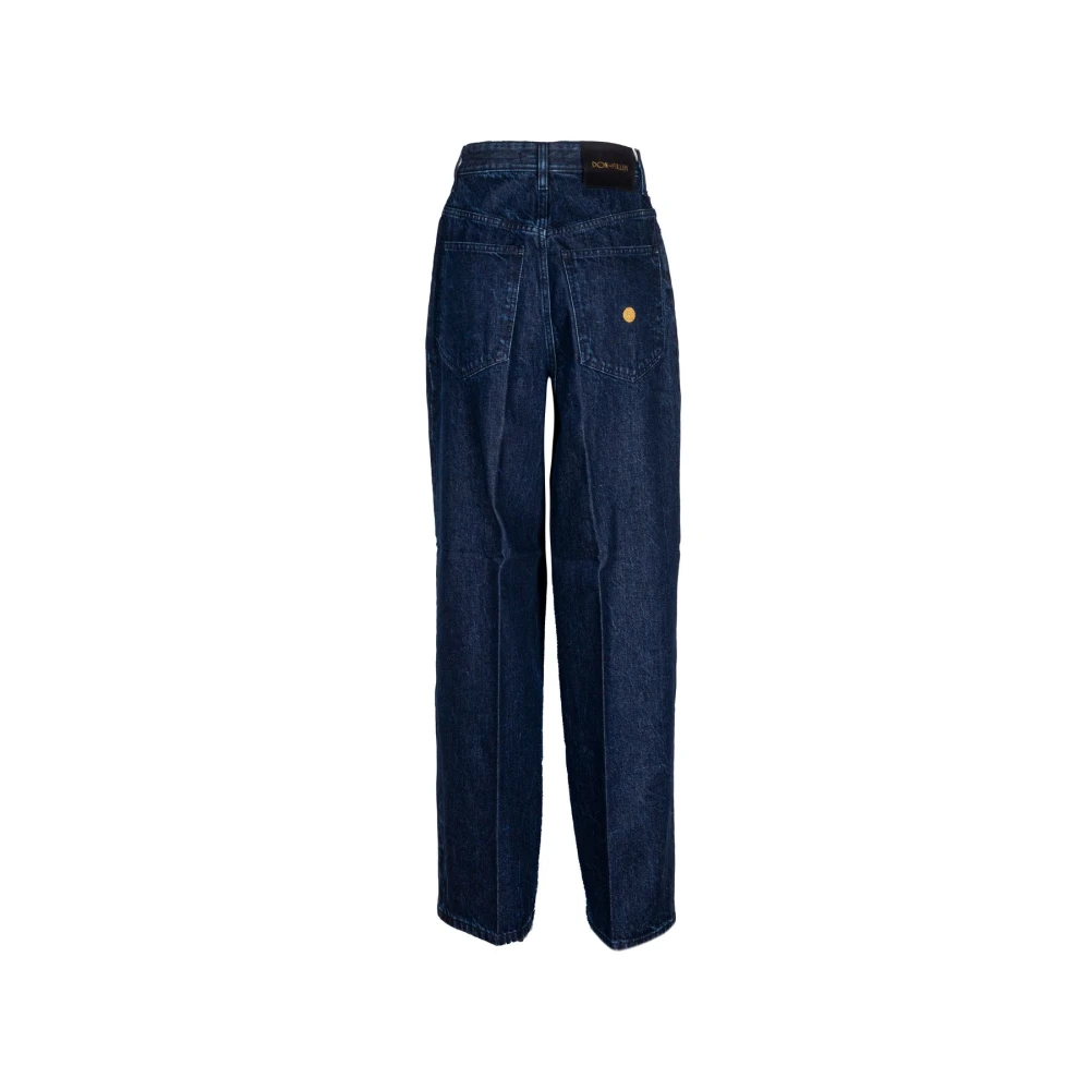 Don The Fuller Stijlvolle Wijde Broek Blue Dames