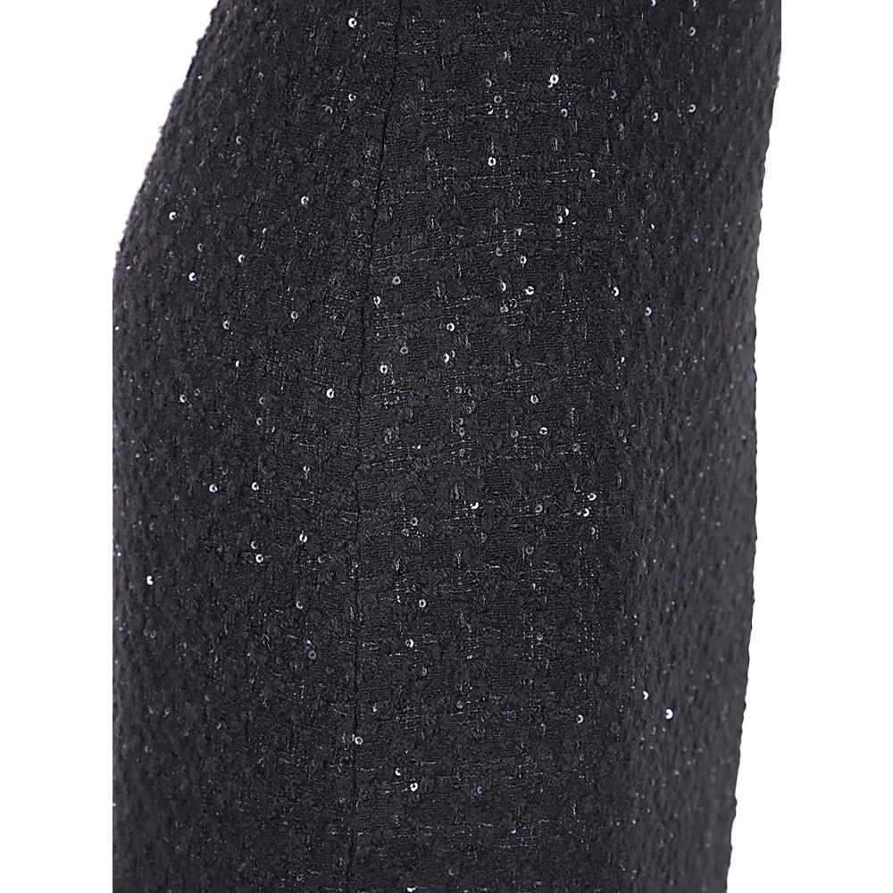 Rotate Birger Christensen Maxi Bouclé Rok Black Dames