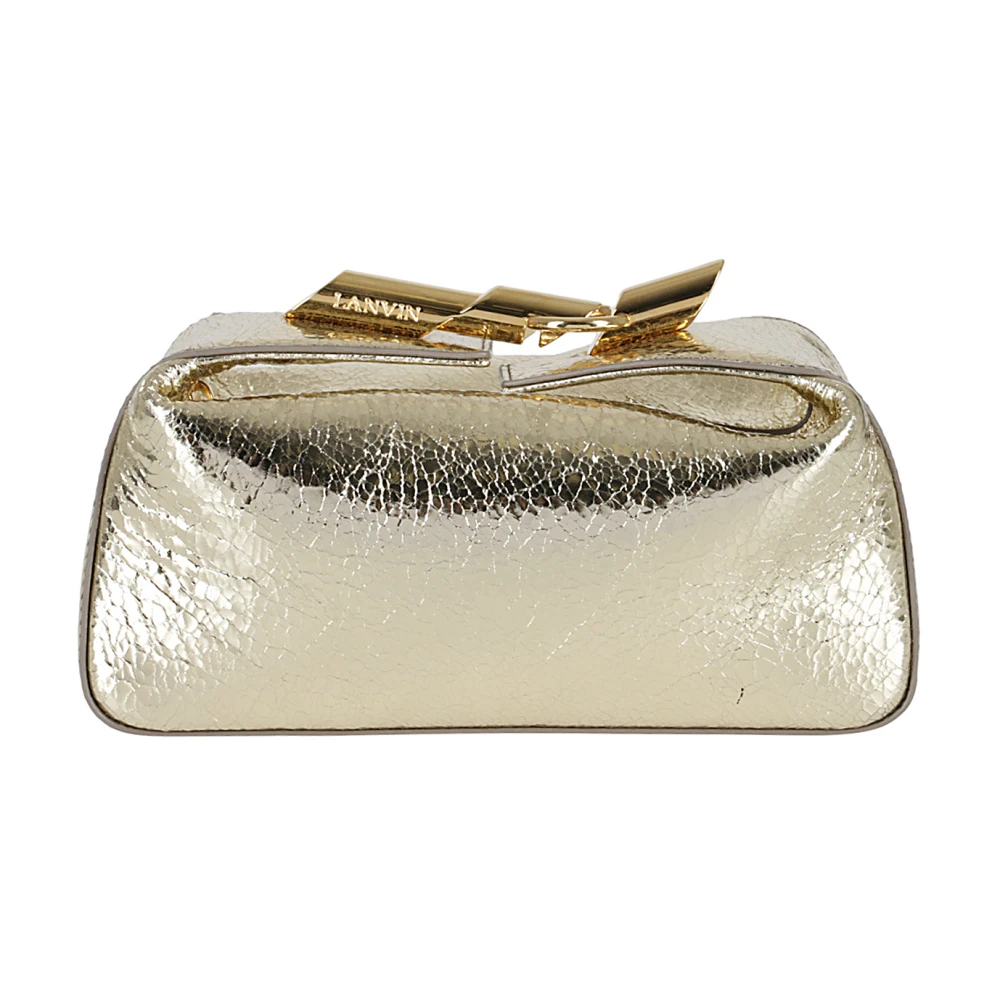 Lanvin Pailletten Avond Clutch Tas Yellow Dames