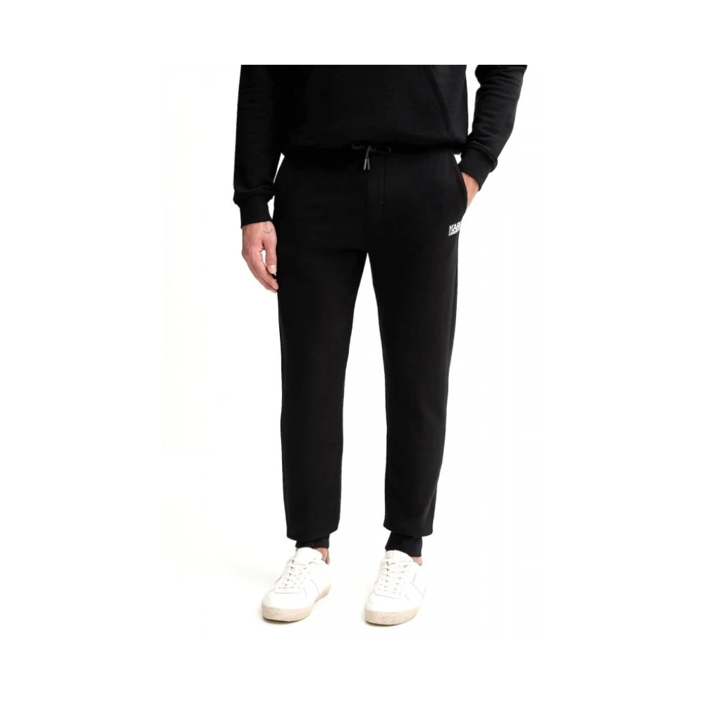 Karl Lagerfeld Men's Black Joggers - Sweatpants - L - Trousers