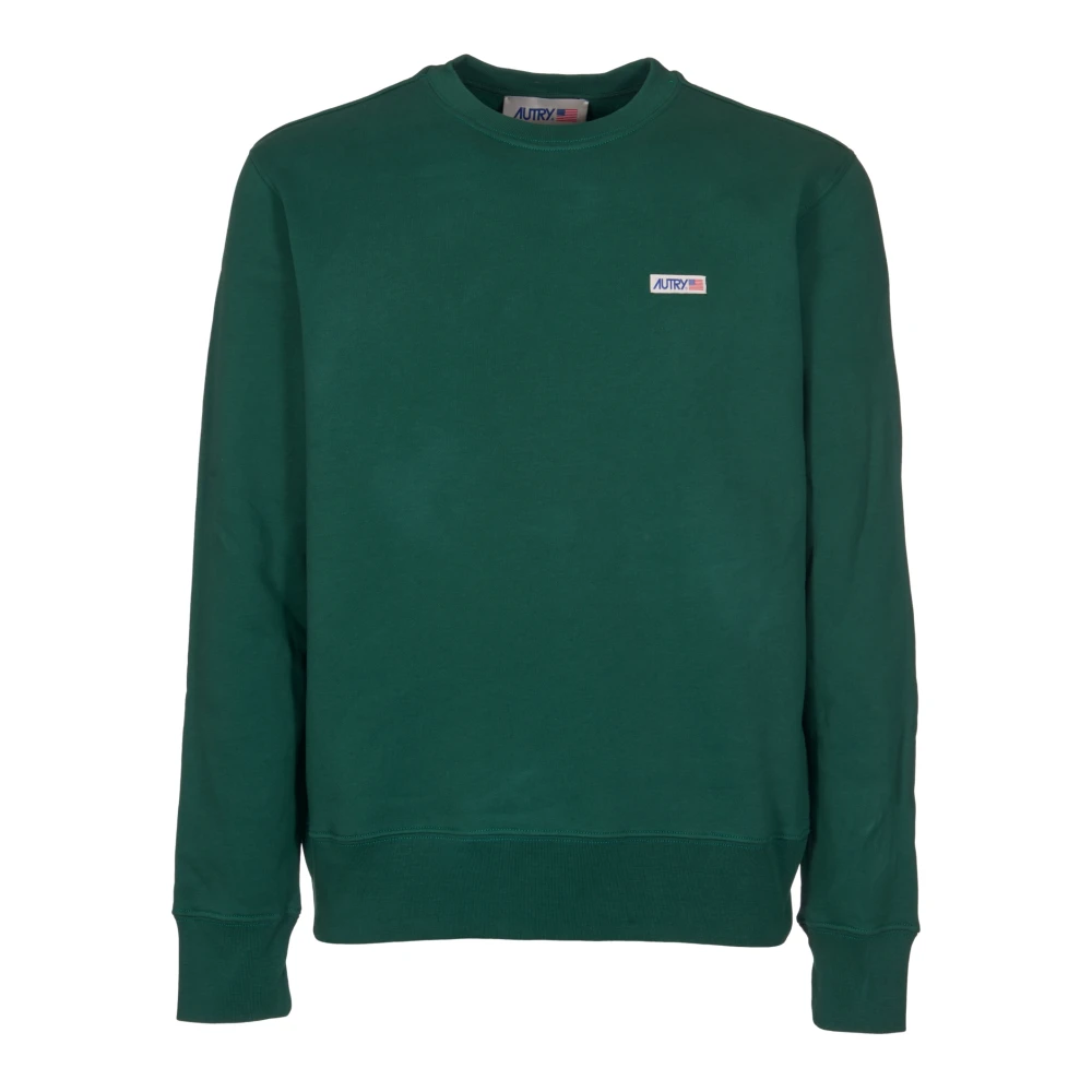 Autry Groene Crew Neck Sweatshirt Green Heren