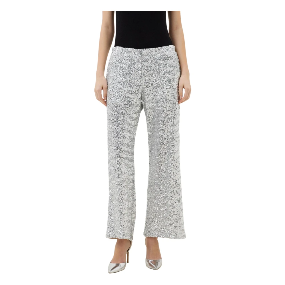 Imperial Paillet Tule Shorts Gray Dames