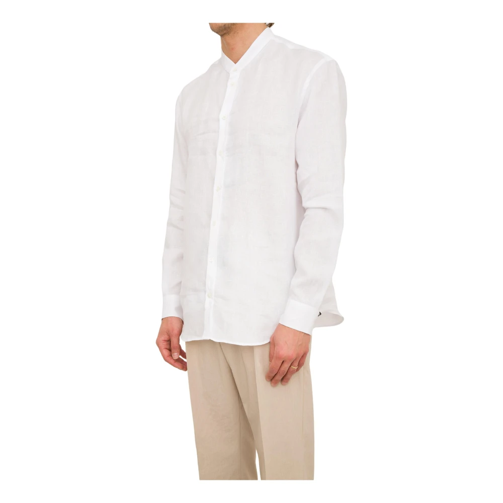 Emporio Armani Witte Casual Overhemd White Heren