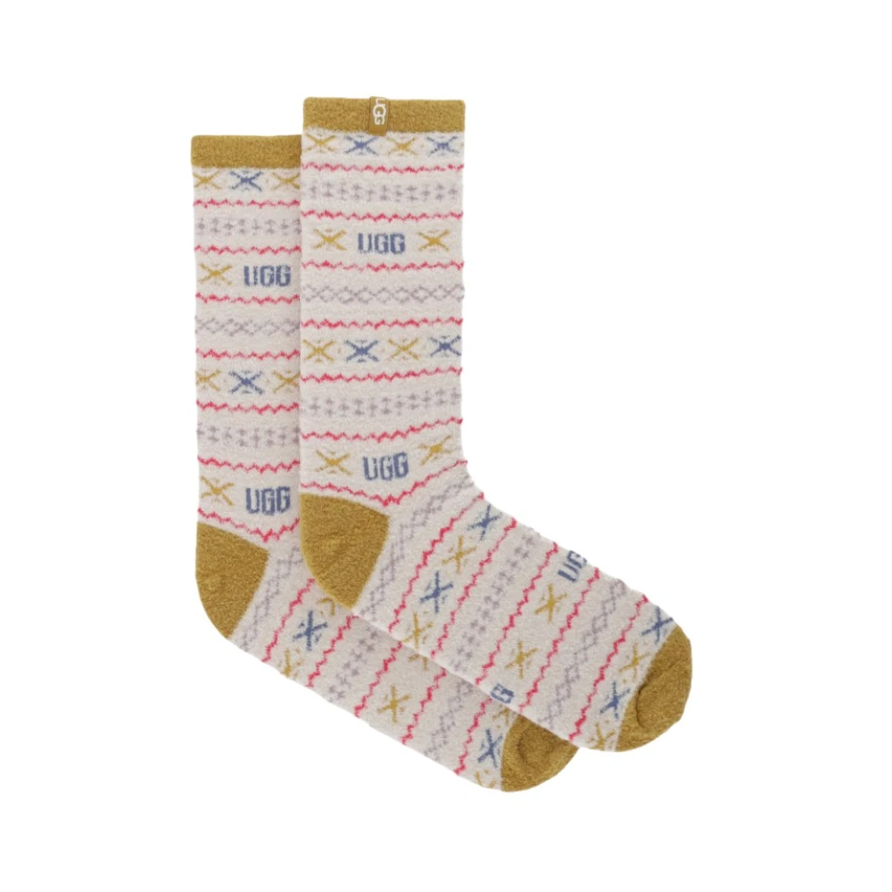 Ugg Women's Multicolor Leslie Graphic Crew Sock - Socks - One Size - Underwear