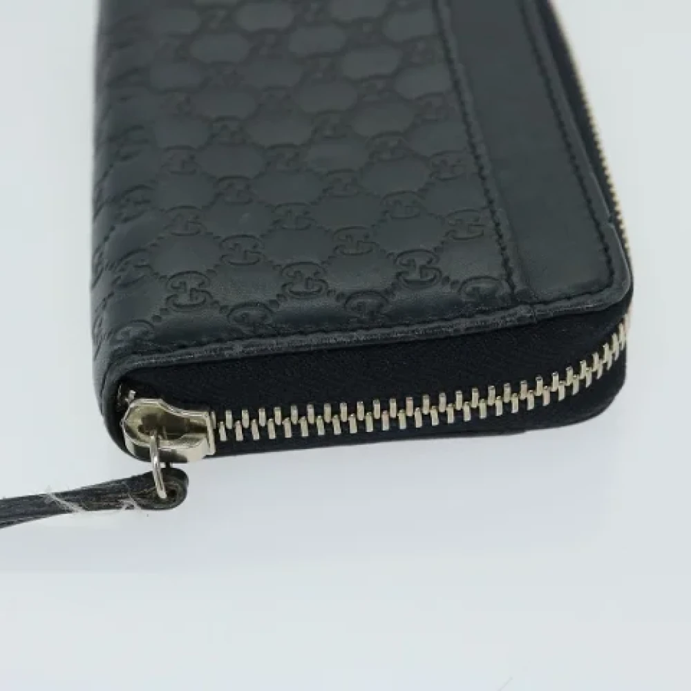 Gucci Vintage Pre-owned Canvas wallets Blue Dames