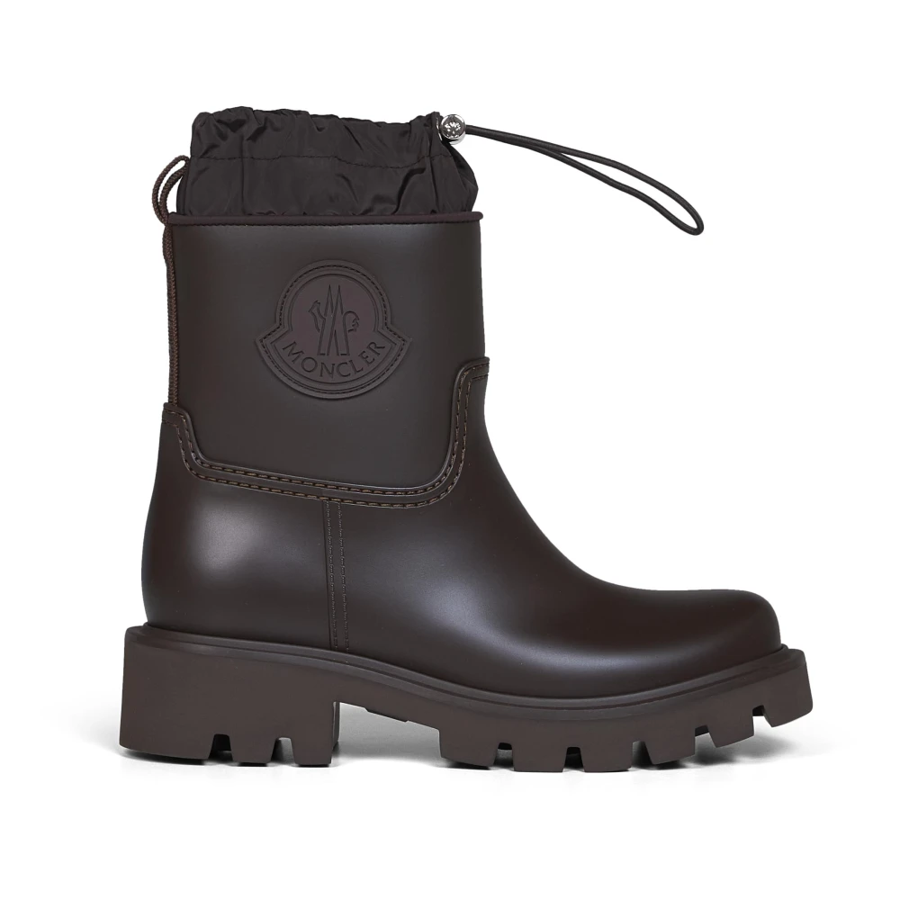 Moncler Wellies, Female, 5 Uk, Kickstream Rain Boots Brown