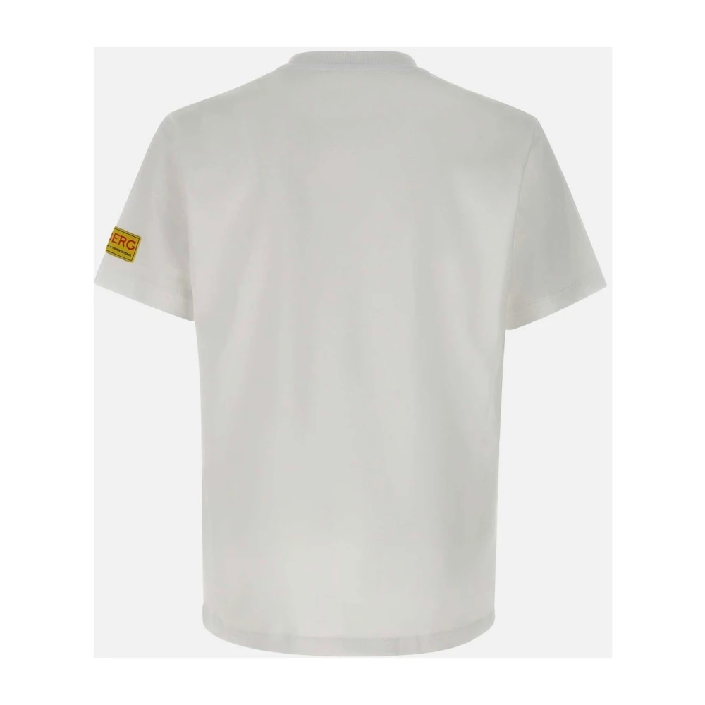 Iceberg Witte Tee met Klein Ontwerp Beige Heren