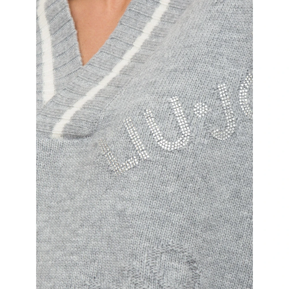 Liu Jo Grijze Gebreide Trui Gray Dames