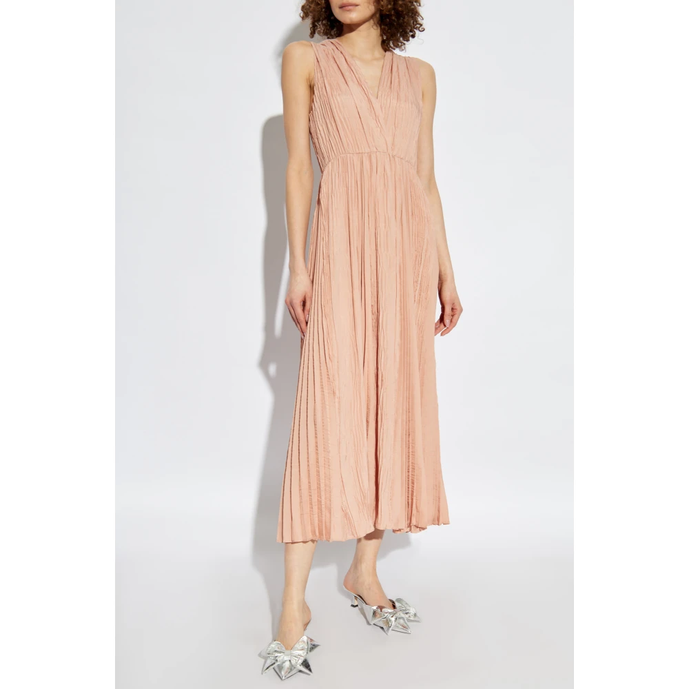 Forte Geplooide jurk Pink Dames