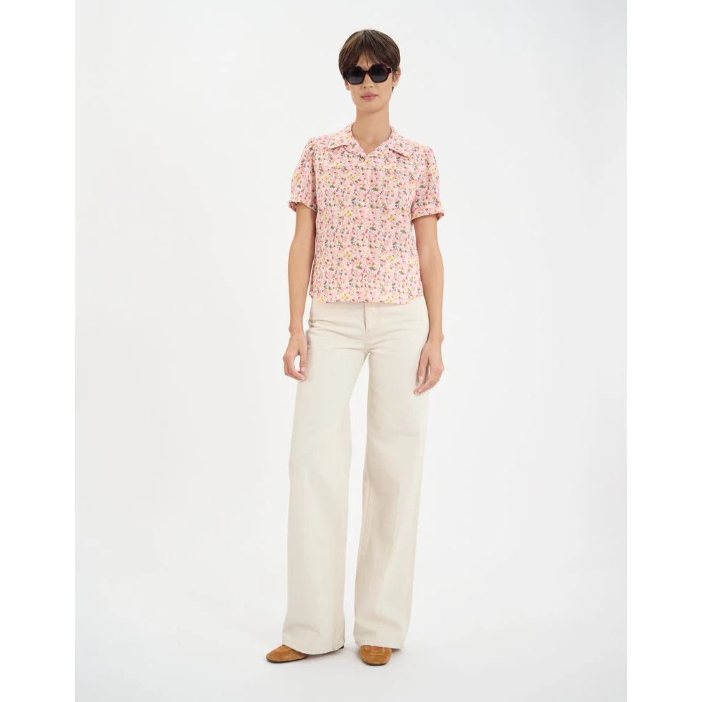 Ines De La Fressange Paris Constance bloemenkatoenen overhemd Multicolor Dames