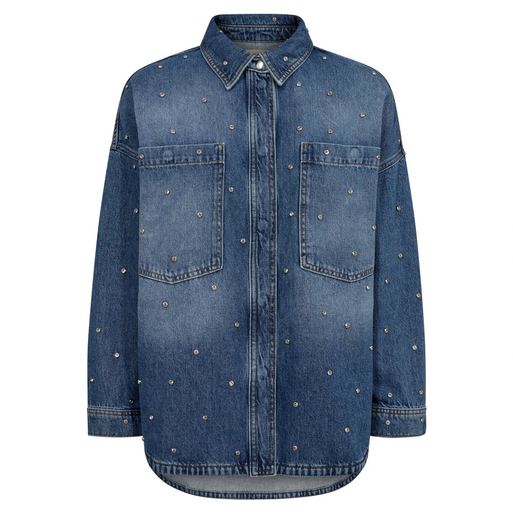 MOS MOSH Marine shirt voor vrouwen Blue Dames