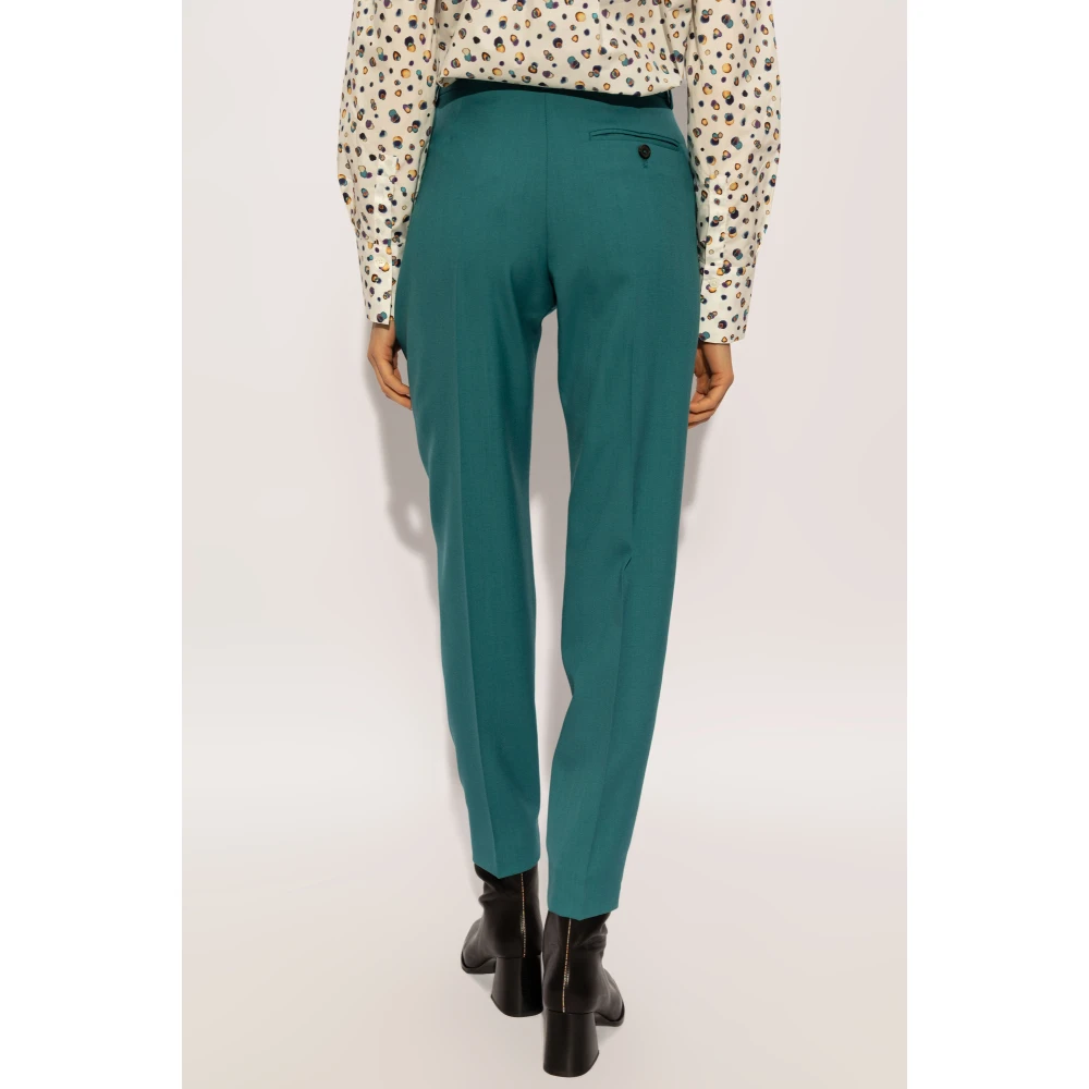 PS By Paul Smith Wollen broek Green Dames