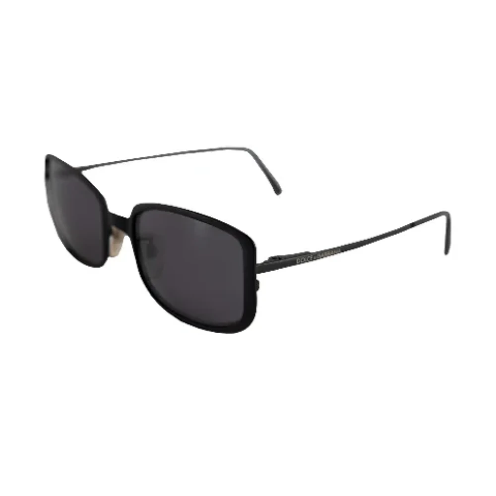 Dolce & Gabbana Pre-owned Fabric sunglasses Black Dames