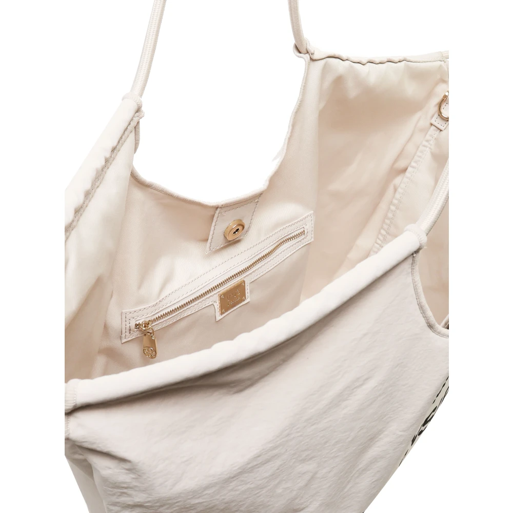 V73 Witte Polyester Schoudertas met Logo White Dames