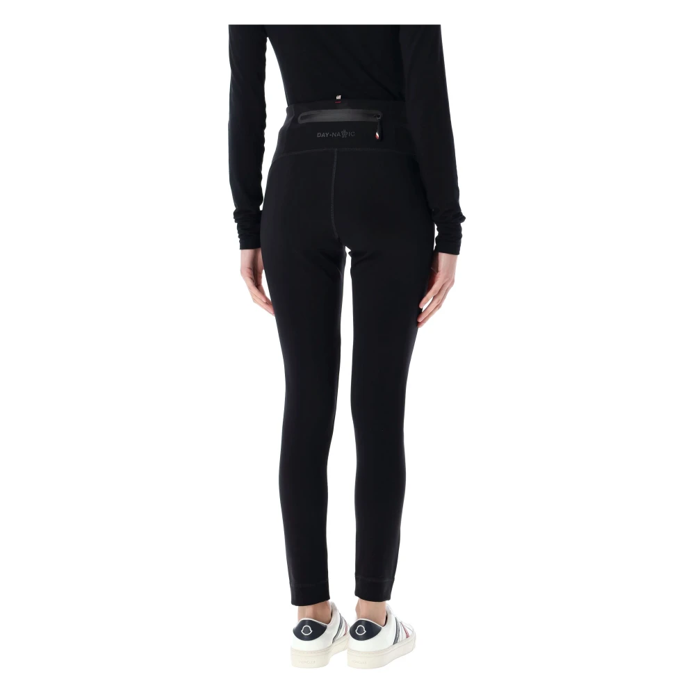 Moncler Stijlvolle Leggings voor Vrouwen Black Dames