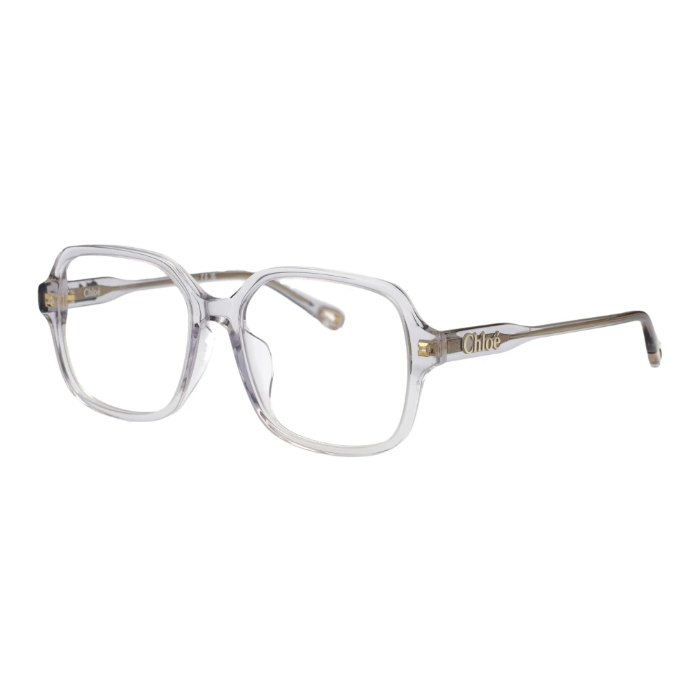 Chloé Women's Gray Square Optical Frame - Glasses - 53 Mm - Accessories