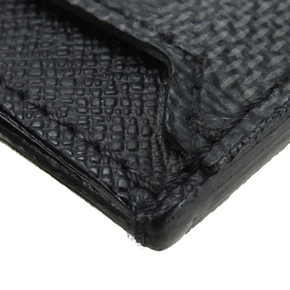 Louis Vuitton Vintage Pre-owned Canvas wallets Black Heren