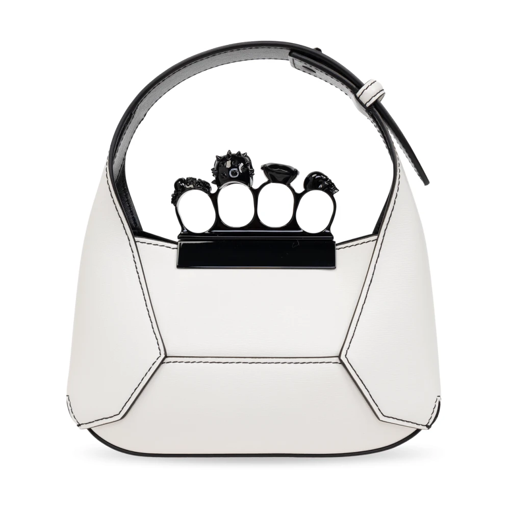 alexander mcqueen Mini Juwelen Handtas White Dames