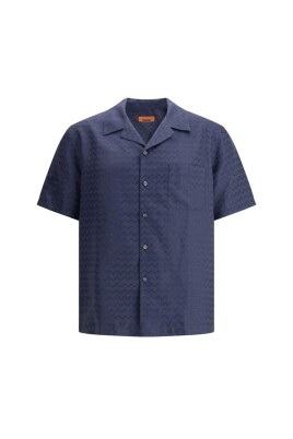 chemise-de-bowling-avec-motif-zigzag-brillant-et-poche