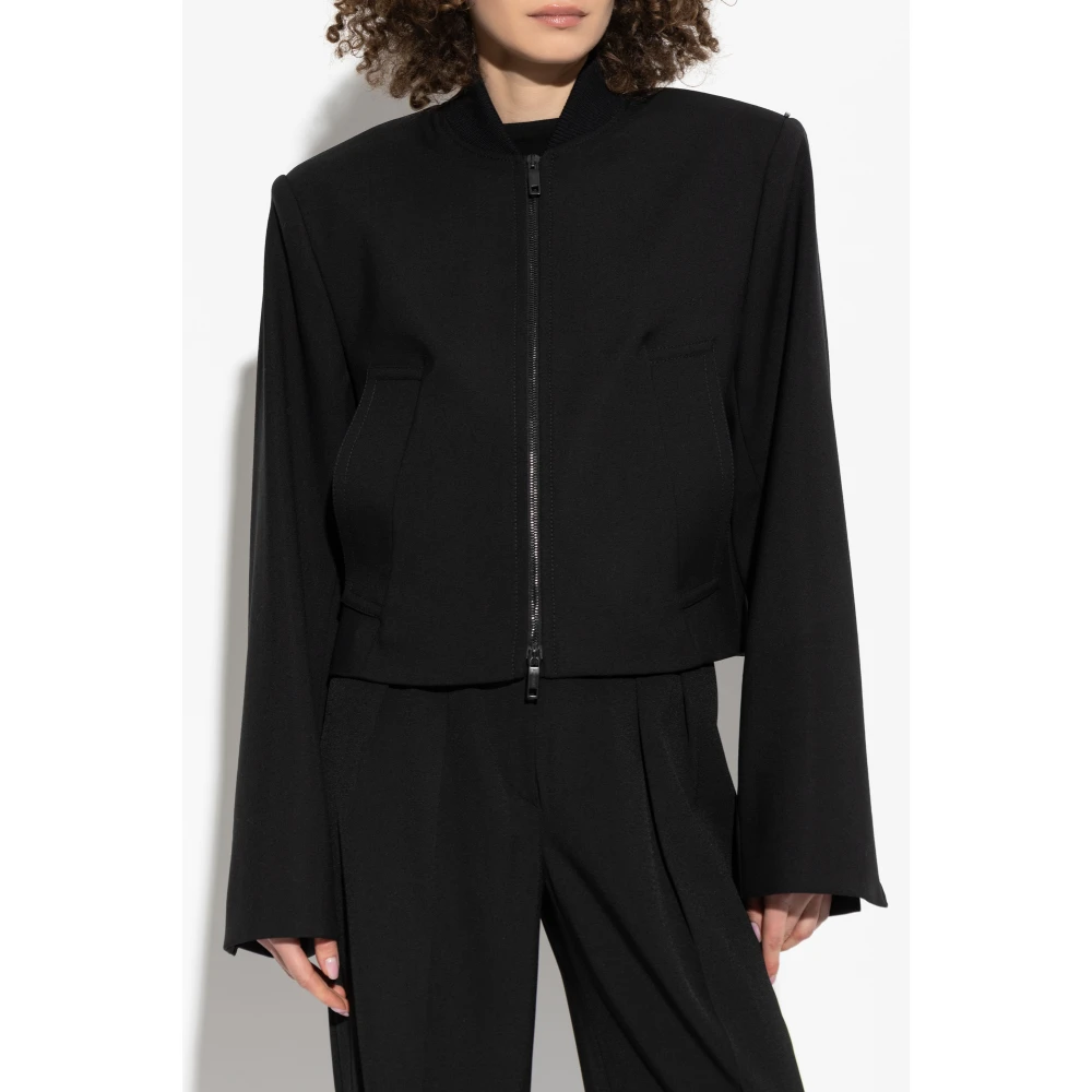 SPORTMAX Jas Fiocchi Black Dames