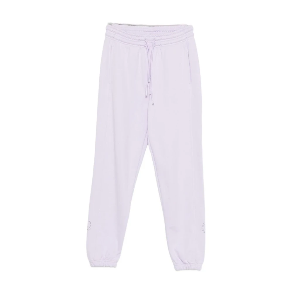 Adidas By Stella Mccartney Women's Purple Training Trousers & Tights, L, Drawstring Track Trousers