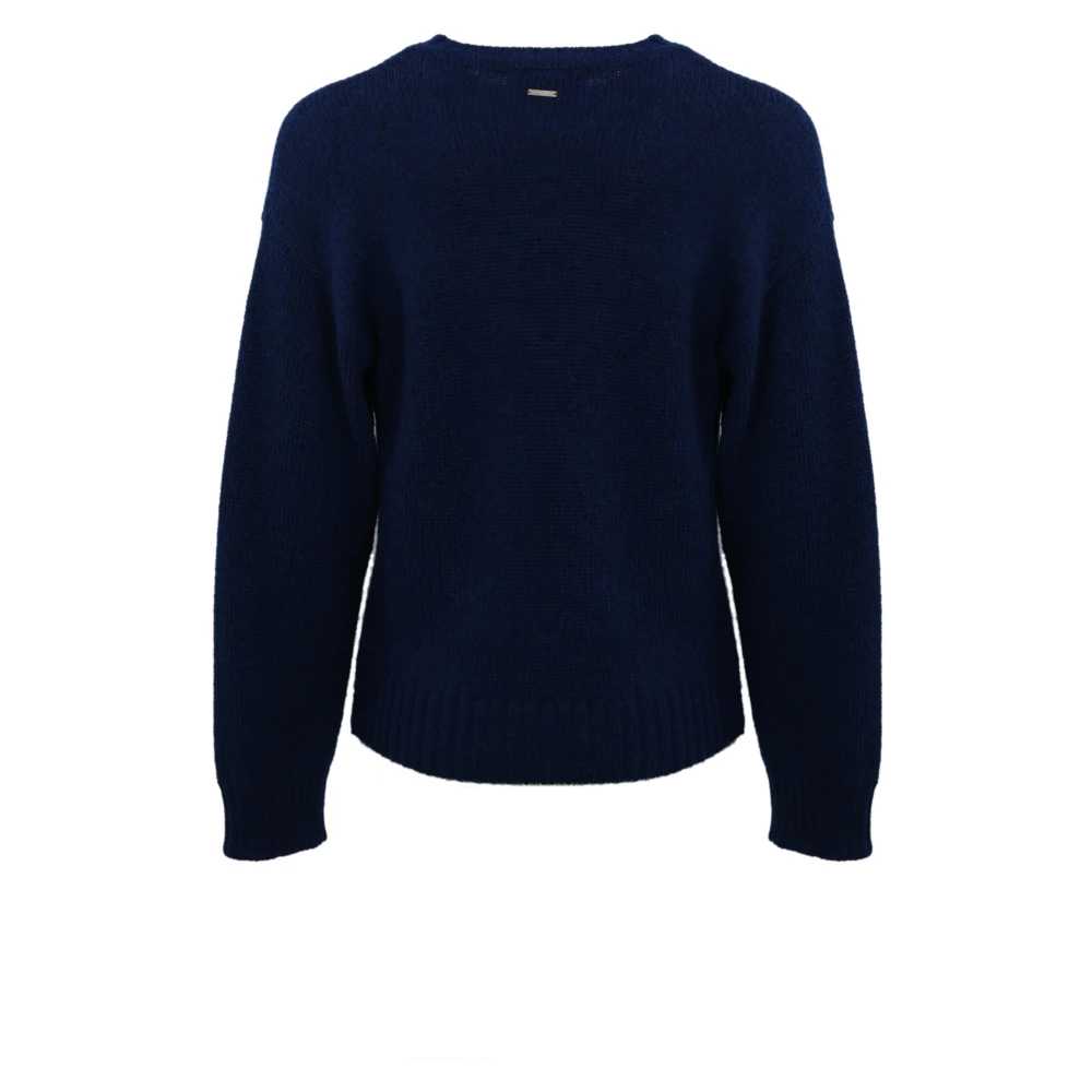 Dsquared2 Blauwe Alpaca Trui Lange Mouw Blue Heren