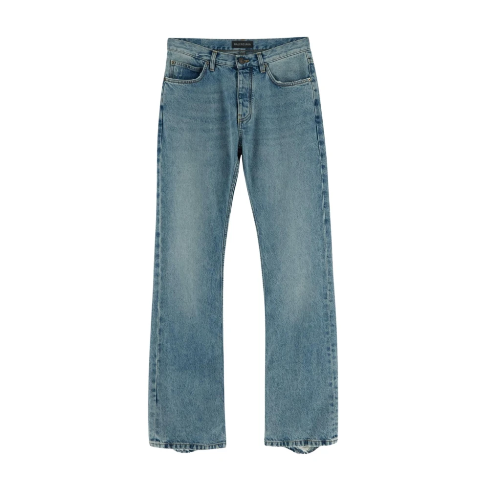 Balenciaga Straight Jeans Blue Dames