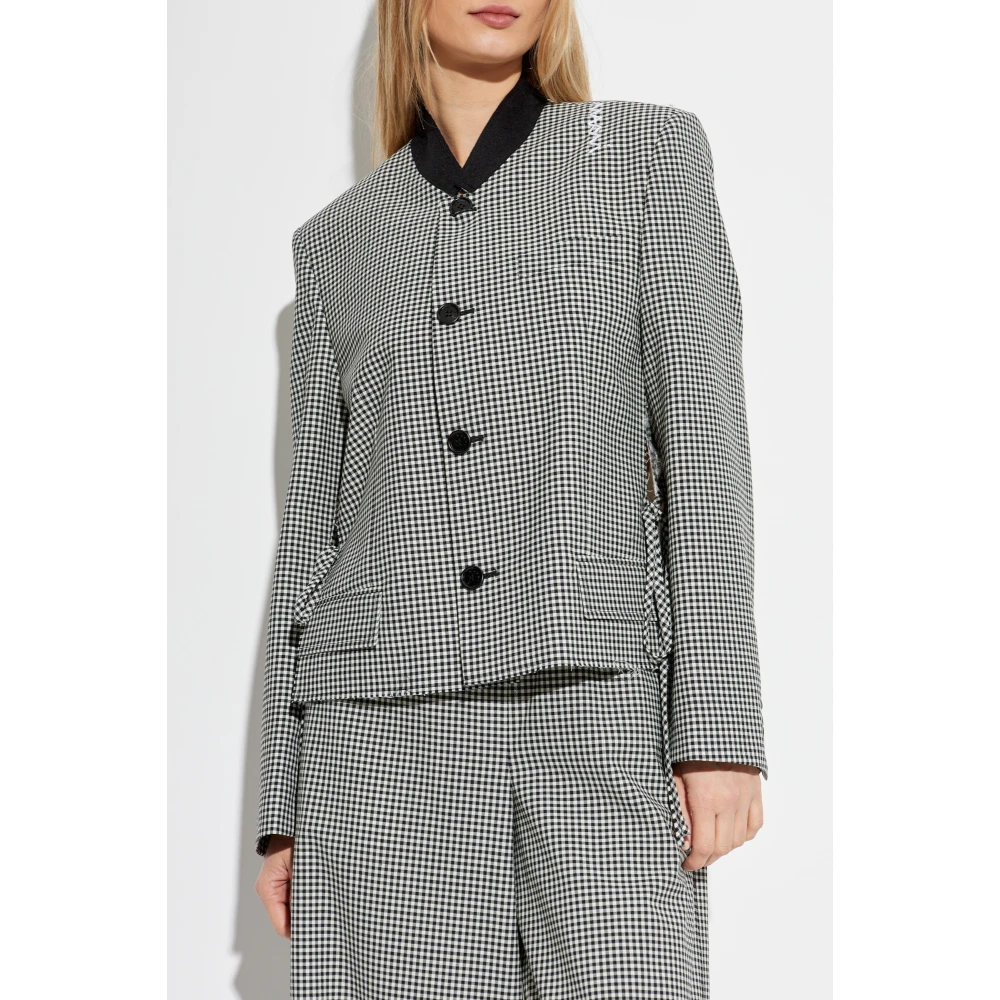 Marni Blazer met vintage-effect Black Dames