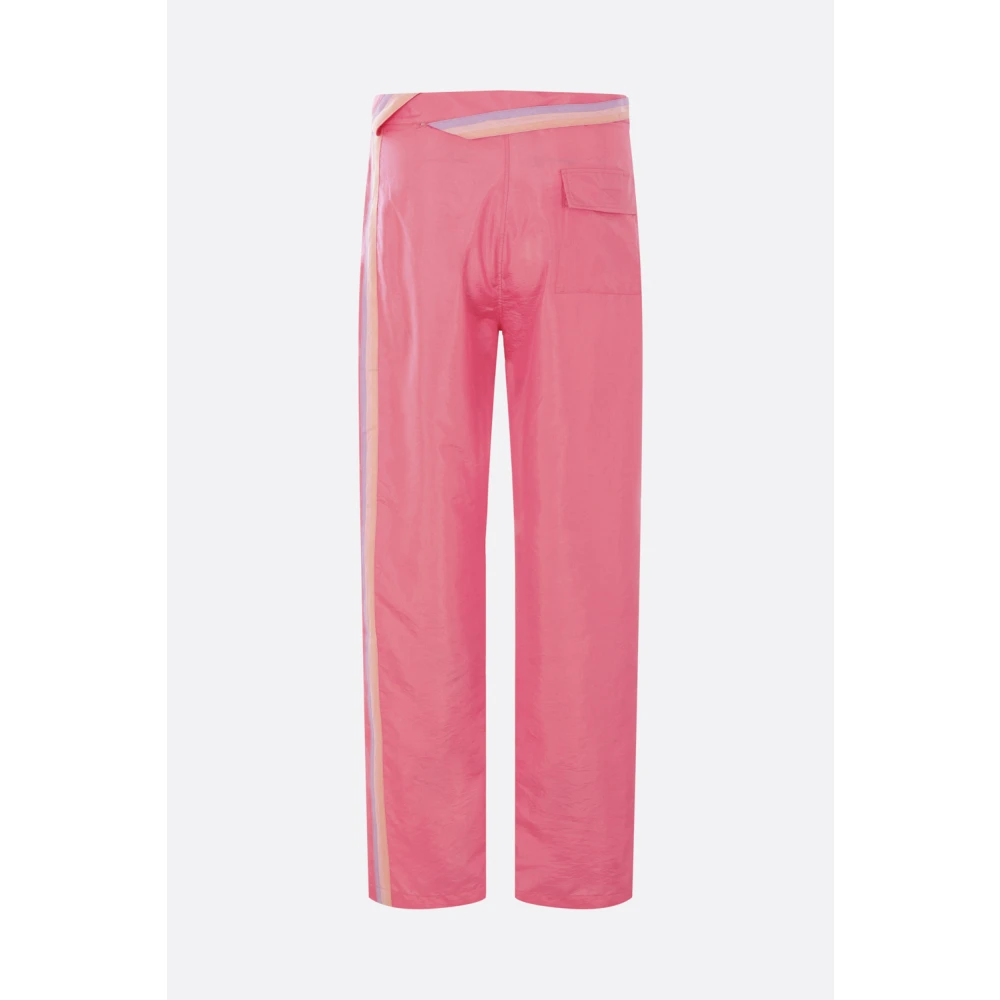 Magliano Fuchsia Straight Leg Trousers Pink Heren
