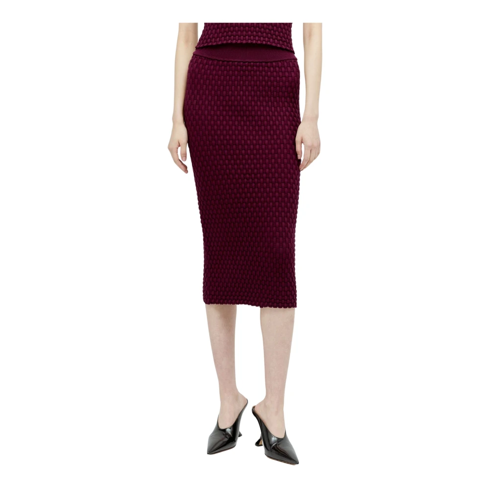Dries Van Noten Women's Red Midi Skirts, Xs, Tiffany Midi Skirt