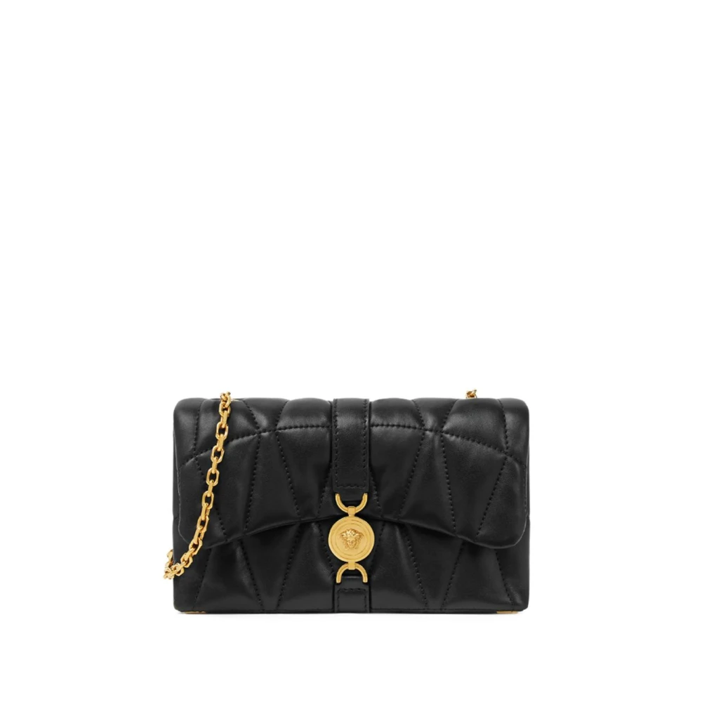 Versace Women's Black Kleio Quilted Mini Bag - Shoulder Bags - One Size - Bags