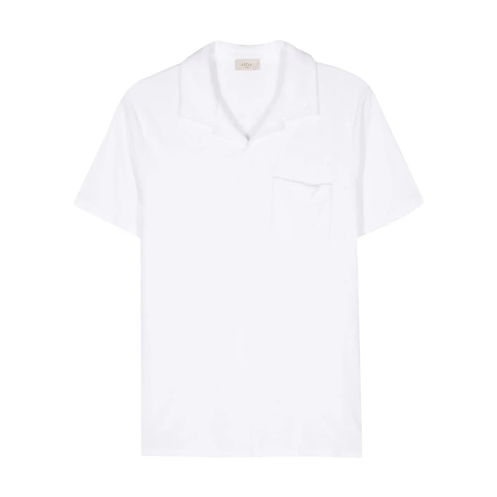 Altea Klassieke `Alicudi` Polo Shirt White Heren