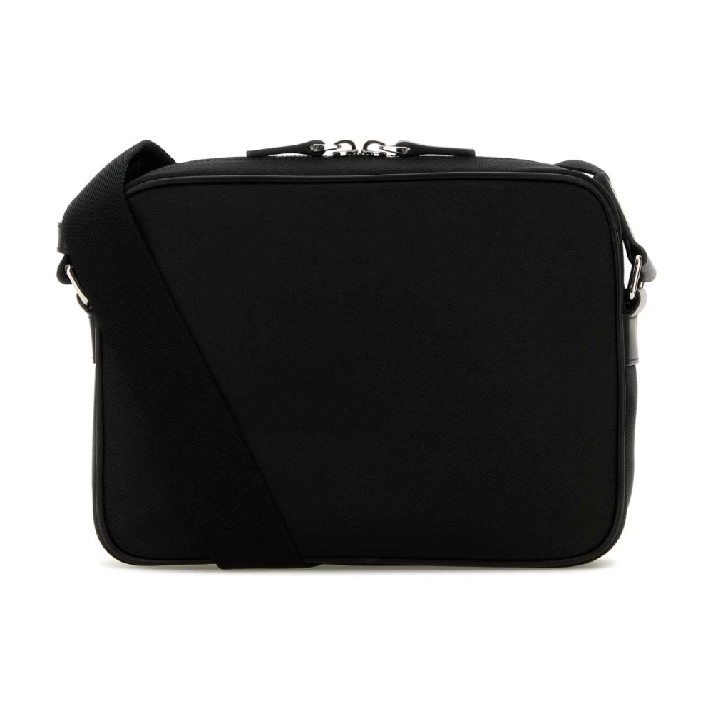 Bally Canvas Crossbody Tas in Zwart Black Heren
