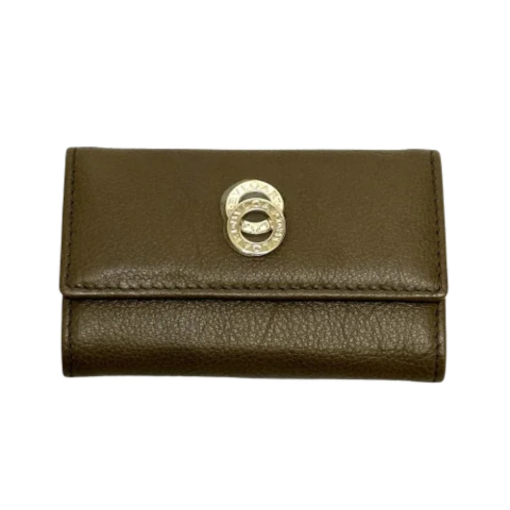 Bvlgari Vintage Pre-owned Leather key-holders Brown Heren