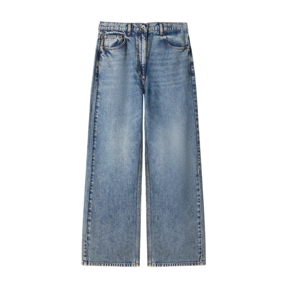 Patrizia Pepe Women's Blue Wide Jeans, W32, Wide Jeans