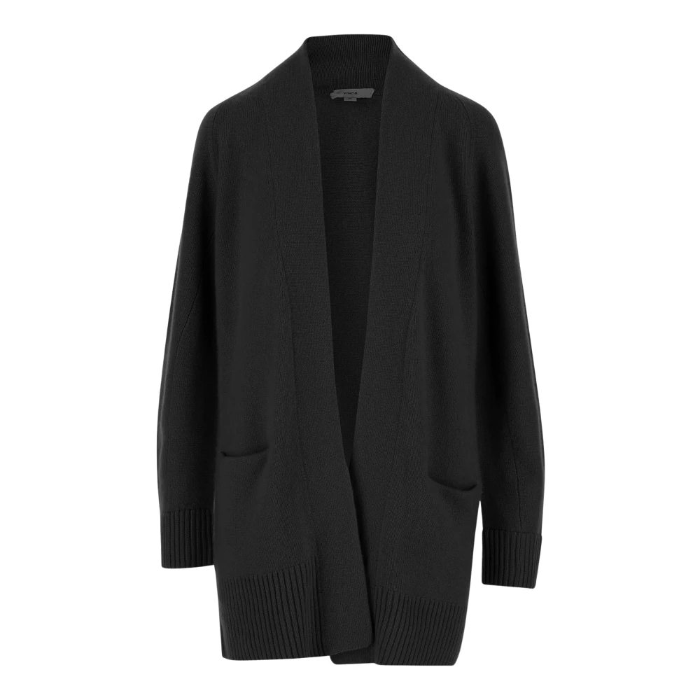 Vince Damen Schwarz Strickwaren, K, Mgröße: