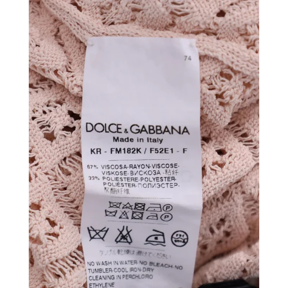 Dolce & Gabbana Pre-owned Fabric tops Pink Dames