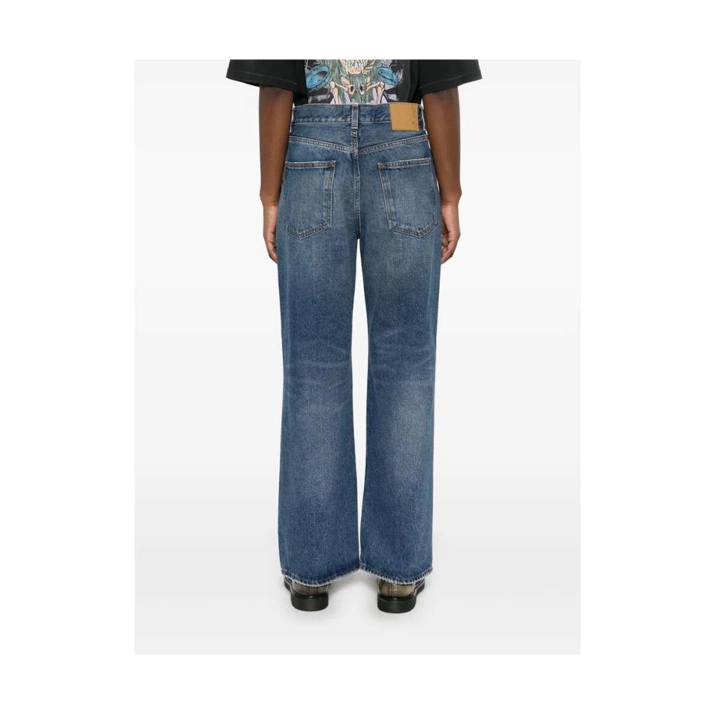 Haikure Indigo Blue Straight Jeans Blue Dames