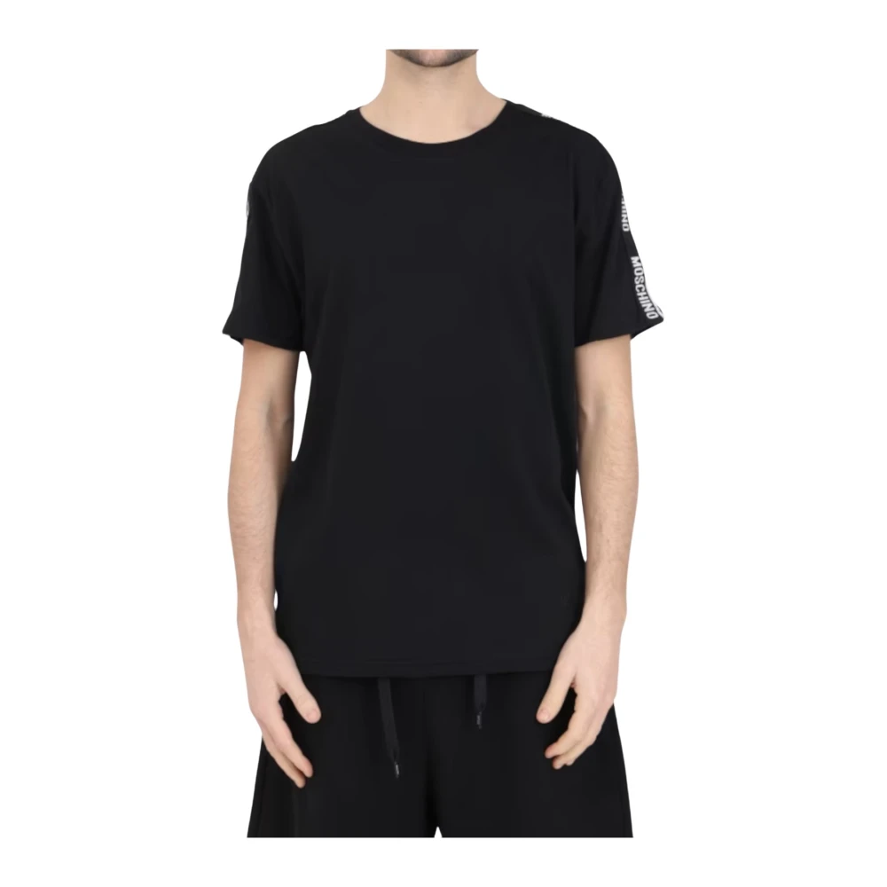 Moschino Zwarte T-shirts en Polos Black Heren