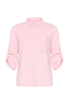 Rosa Nektar Chambrey Skjortblus
