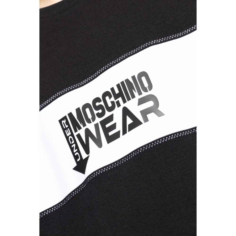 Moschino Sweatshirt uit de ondergoedlijn Black Heren