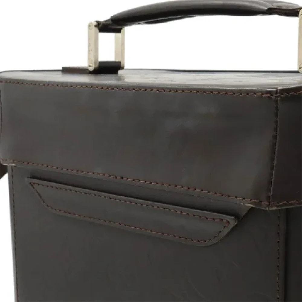 Louis Vuitton Vintage Pre-owned Leather handbags Brown Dames