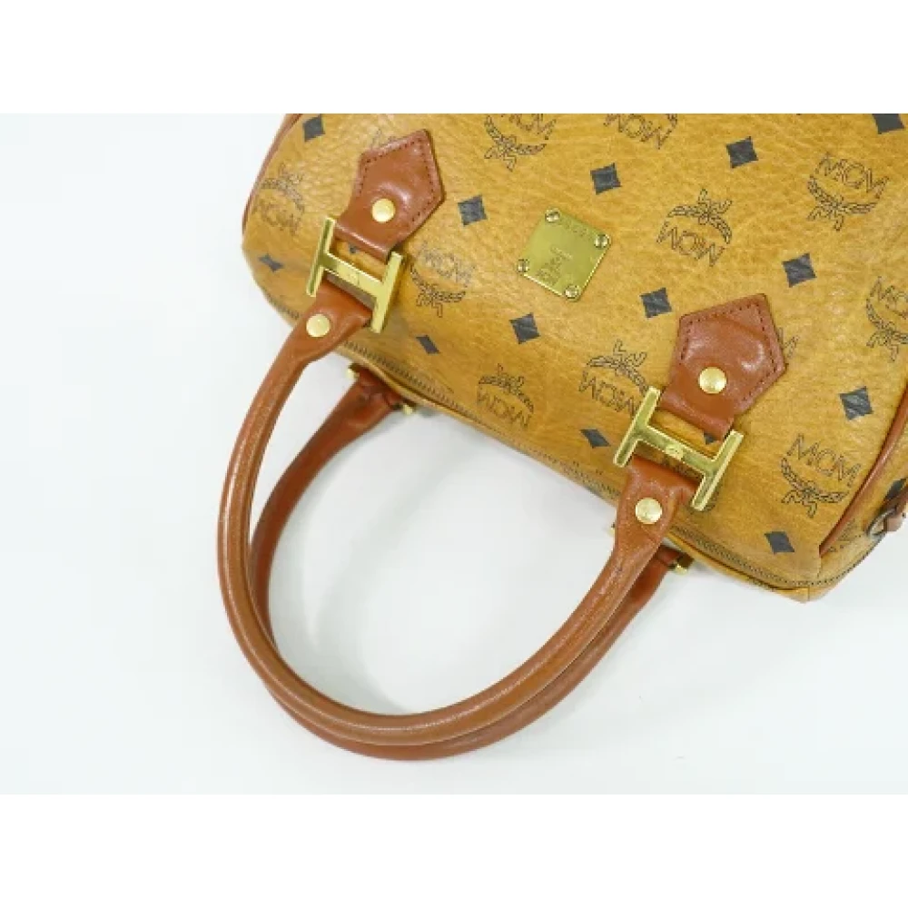 MCM Pre-owned Canvas handbags Brown Dames