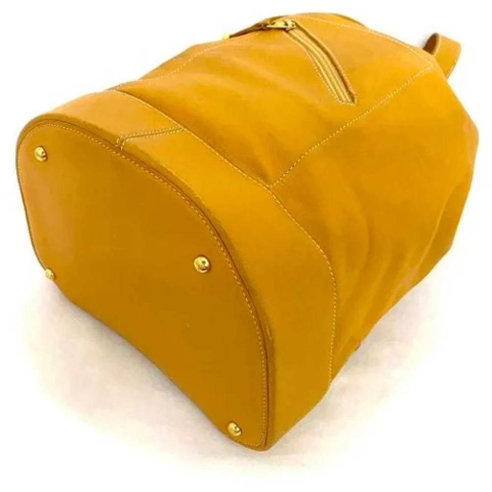 Loewe Pre-owned Leather handbags Orange Dames