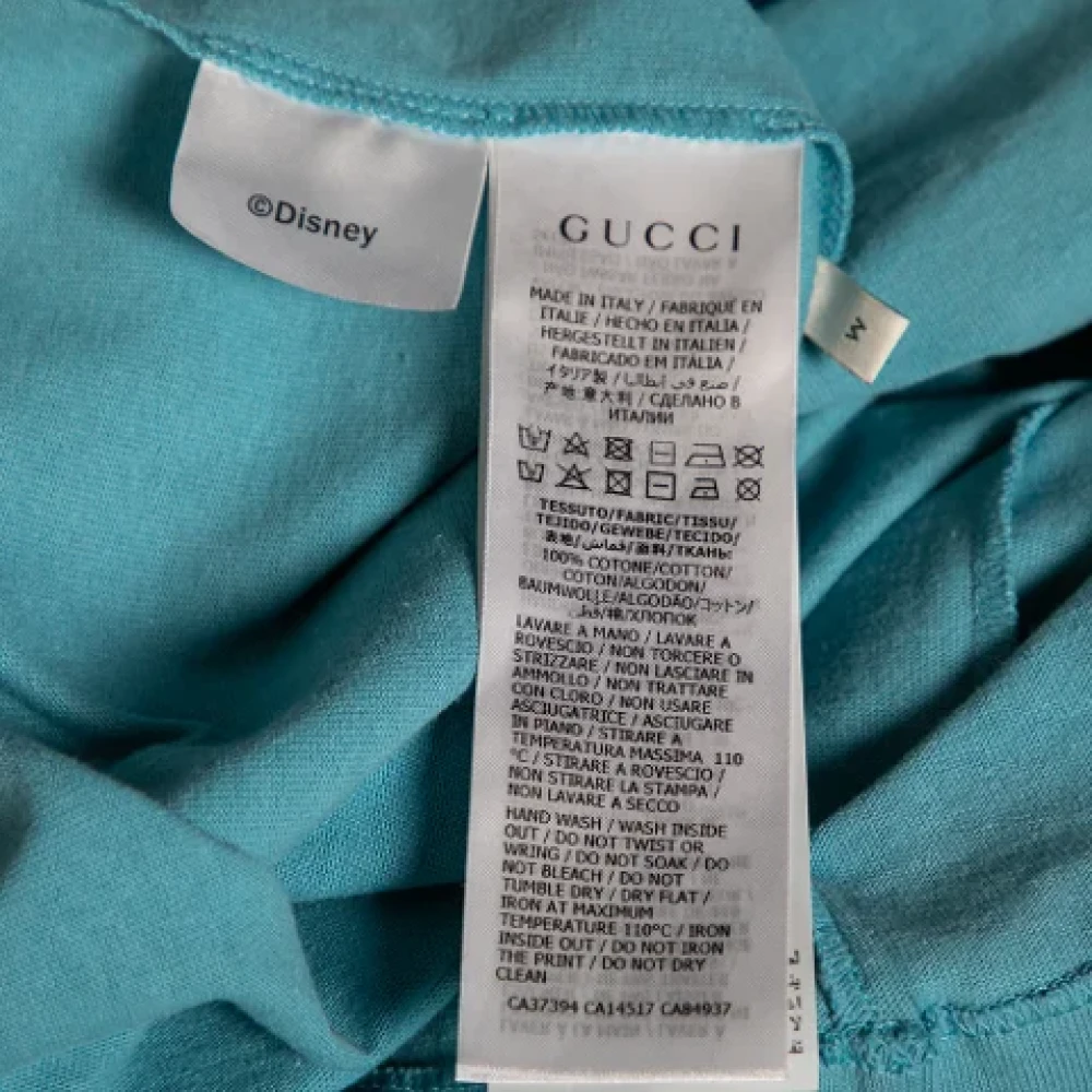 Gucci Vintage Pre-owned Cotton tops Blue Dames