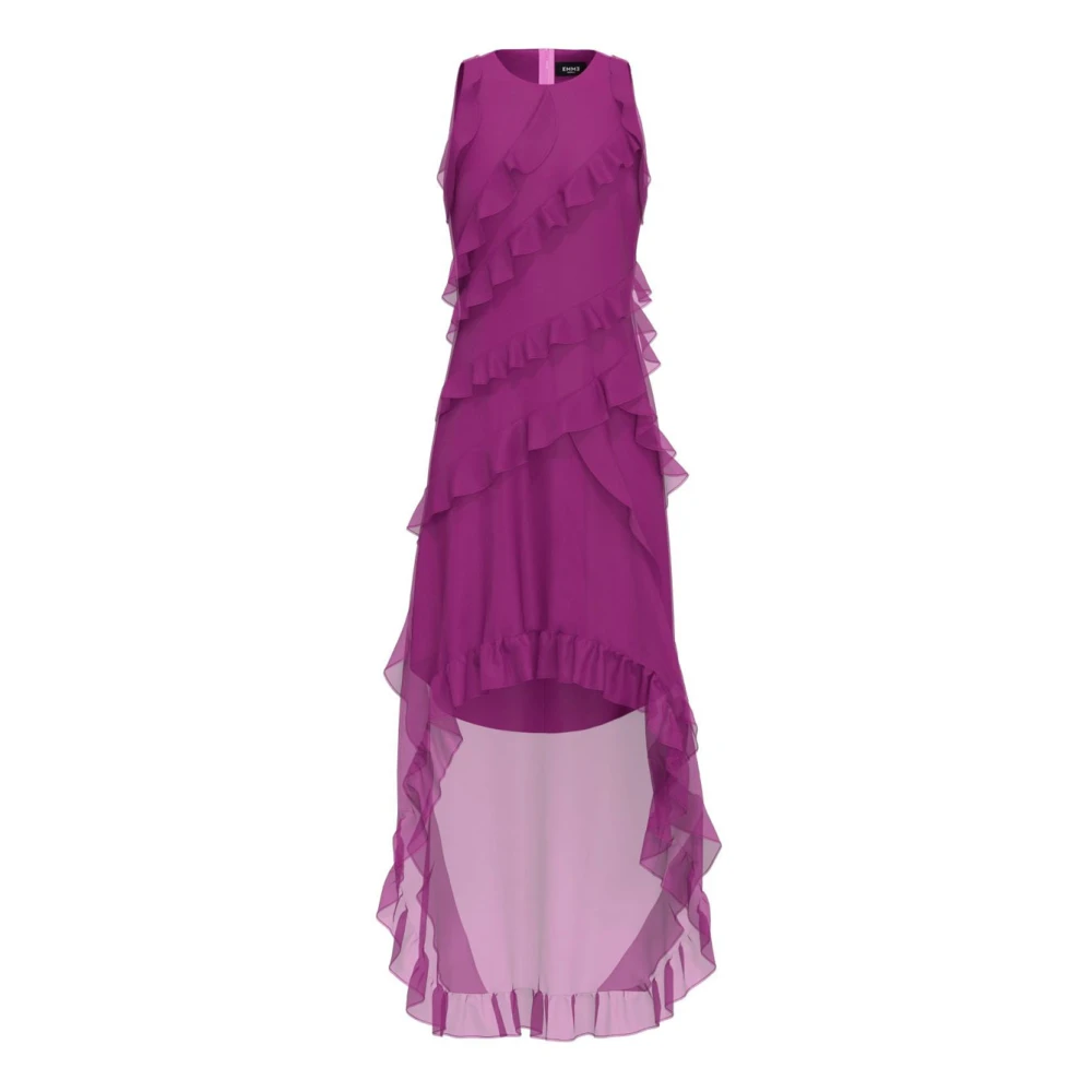 Marella Midi Jurk van Synthetische Stof Purple Dames