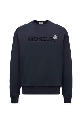 sweatshirt-logo-patch-classique-marine
