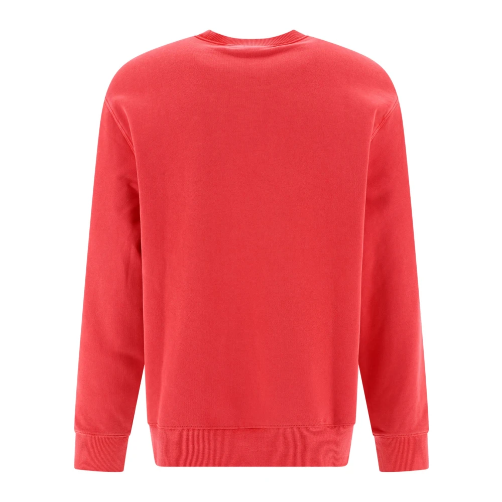 Carhartt WIP Duster Script Katoenen Sweatshirt Red Heren