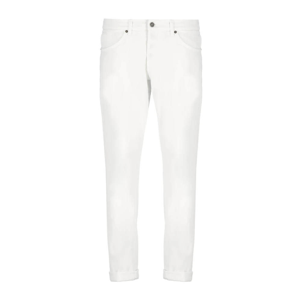 Dondup Men's White George Skinny Jeans - Slim Fit Jeans - W31 - Jeans